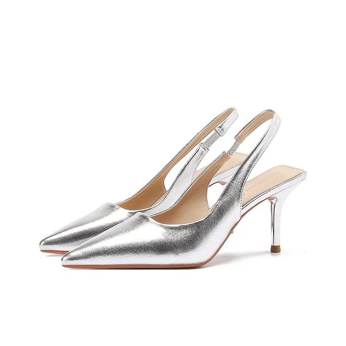 Zubumei Slim Heel High Heels 7cm Women's-8