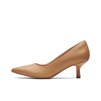 Clarks Slim Heel High Heels Women's Brown