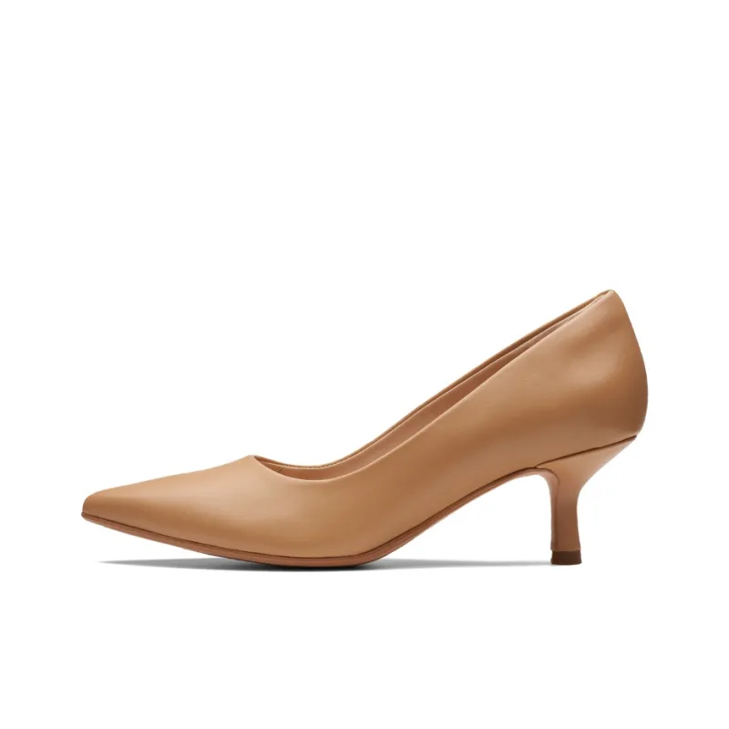 Clarks Slim Heel High Heels Women's Brown-0