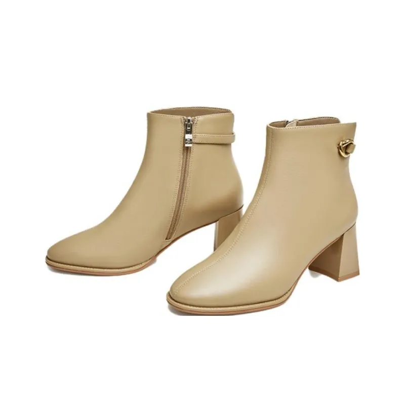 TATA Ankle Boots Women's Black/Brown-4