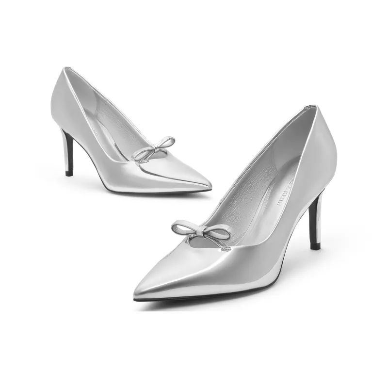 CHARLES&KEITH Small CK Slim Heel High Heels 8.2cm Women's-12