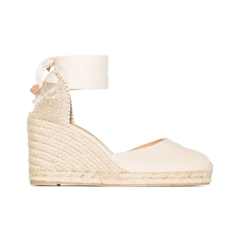 Castañer Carina 80 Canvas Wedge Heels-1