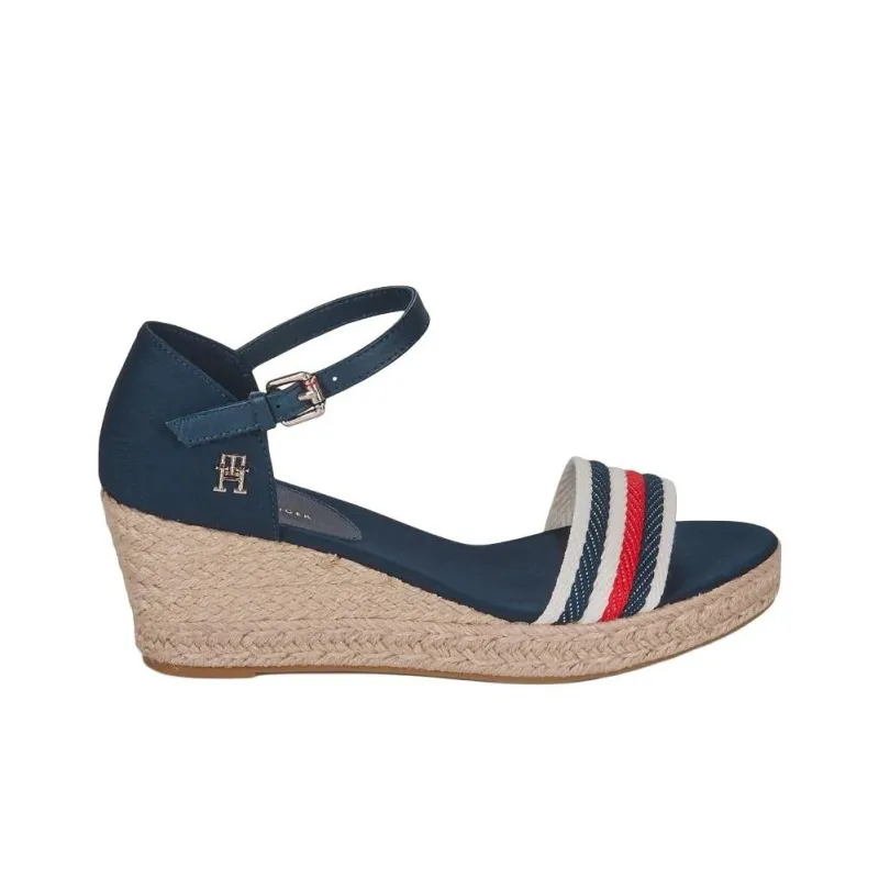 Tommy Hilfiger Logo-print Detail Wedge Sandals-1