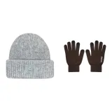 Gray Cap+Coffee Glove