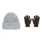Gray Cap+Coffee Glove