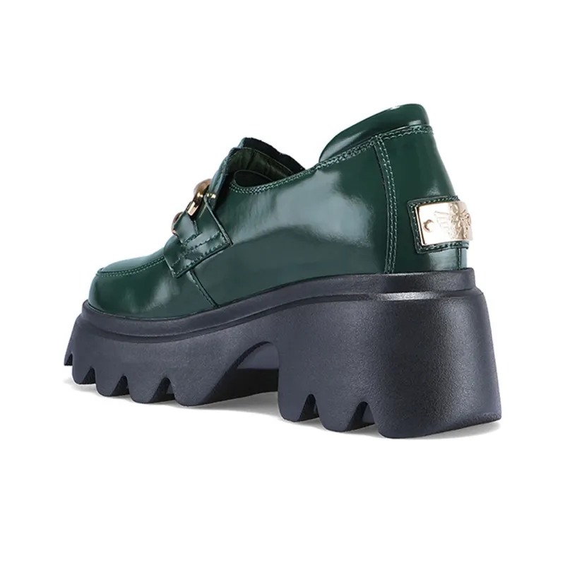 IiJin High Heels Women's Dark Green-2
