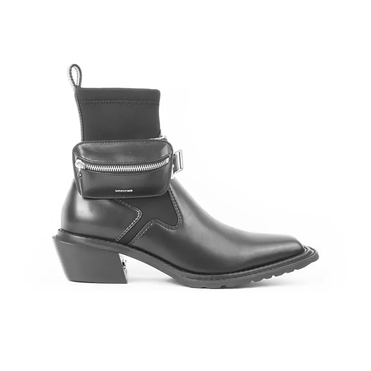 Untitlab Ankle Boots Unisex Matte Black-1