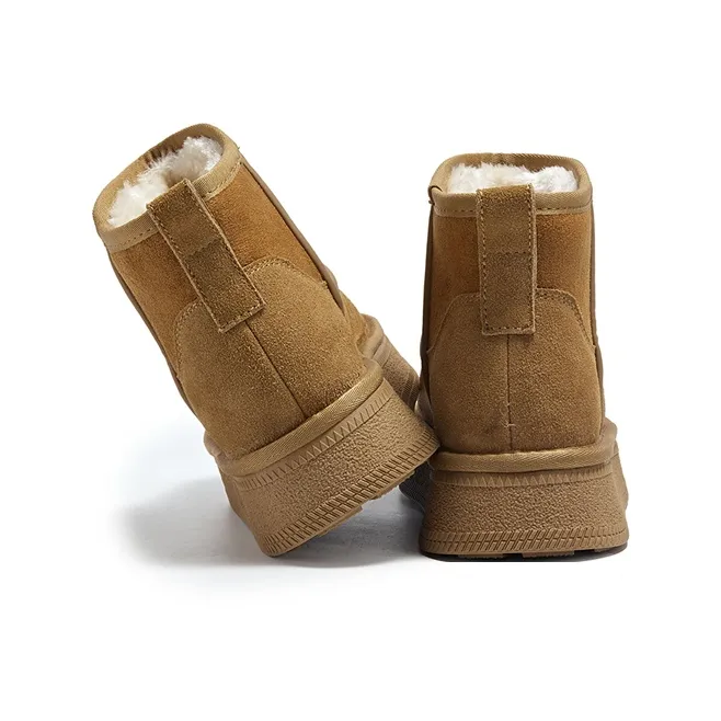 KEKAFU Warm Coverage Short Snow Boots Women's-3