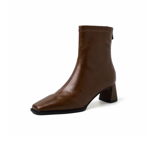 Schilling Ankle Boots 5.5cm Women's Black/Brown