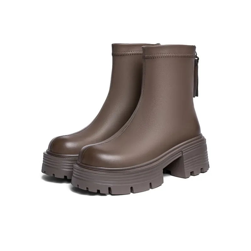 JOSINY Ankle Boots Women's Black/Khaki/Dark Brown-8