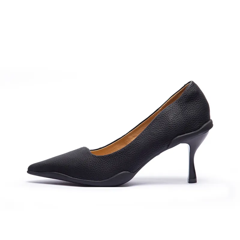 Guci Tianlun GuQiheAven Slim Heel High Heels 7cm Women's-0