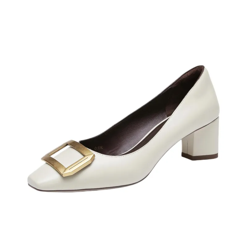 Staccato Chunky Heel High Heels 5cm Women's-1