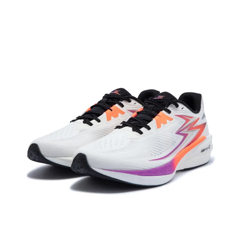 361° Anti-Slip And Wear-Resistant Breathable Low-Top Running Shoes Men's White Wisteria-2