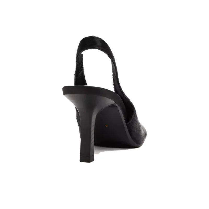 ZARA Slim Heel High Heels 7.5cm Women's Black-4