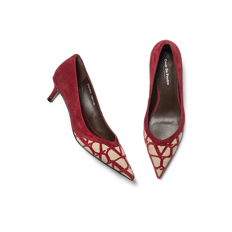 Coup De Foudre Slim Heel High Heels 5cm Women's-2