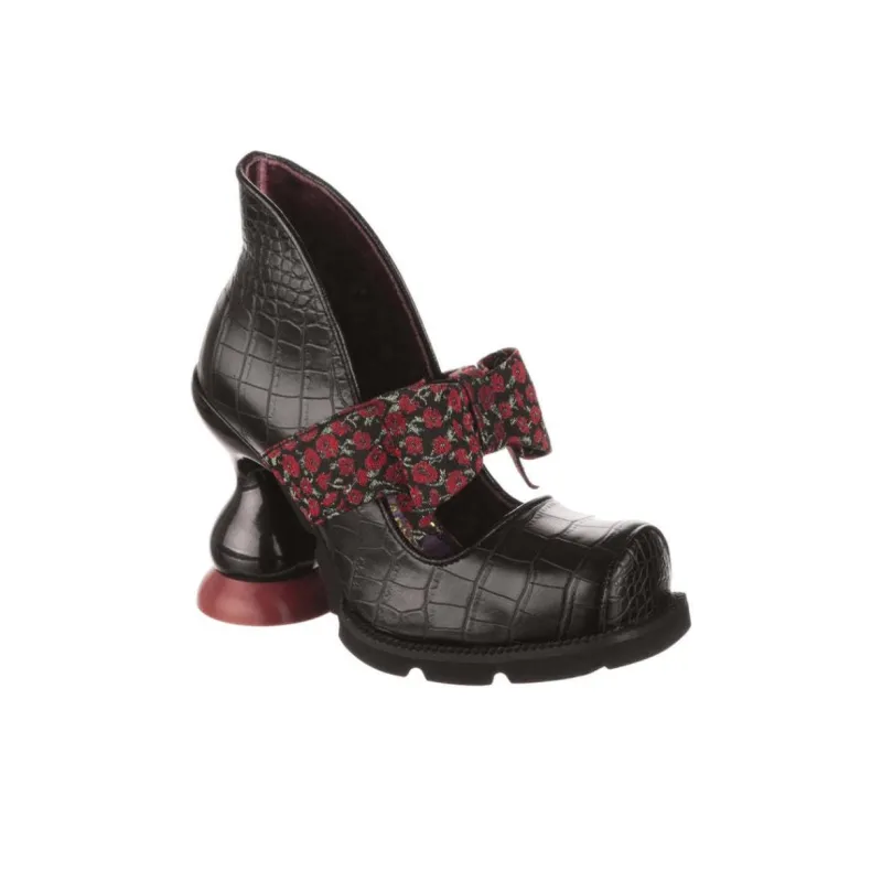 IRREGULAR CHOICE Aw Shucks Irregular Heel High Heels Women's Black-2