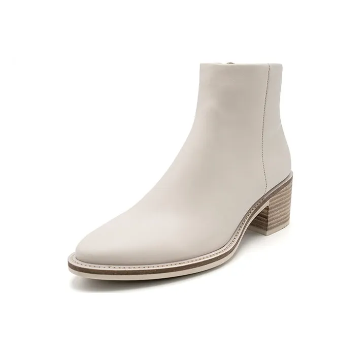 Ecco Ankle Boots Women's Limestone White-1