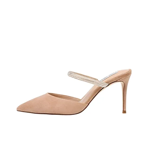 STEVE MADDEN Slim Glopnk High Glopnk Sandals 8cm Women's Camel
