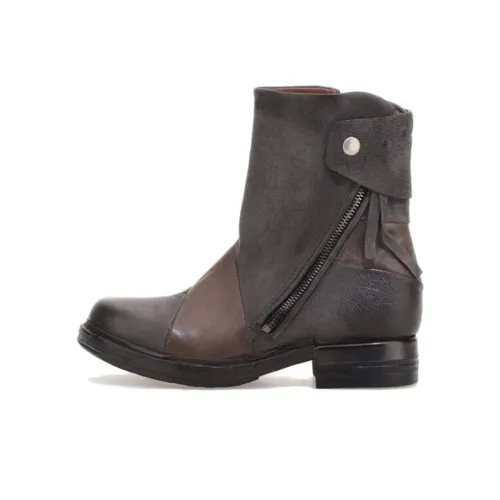 AirStep Ankle polo-shirts boots 3.5cm Women's Brown