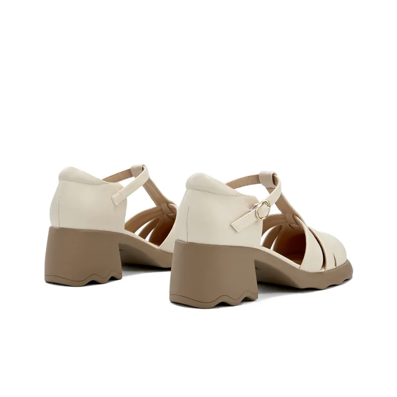 KEKAFU Chunky Heel High Heels 6cm Women's-4