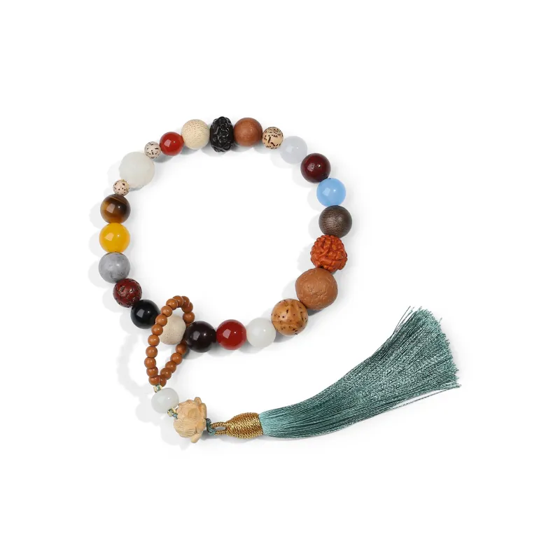 PUTUOSHANWENCHUANG Bodhi Seed Bracelets Unisex-0