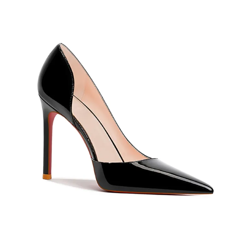 Take The Qin Slim Heel High Heels 9cm 7cm Women's [Gift Box Set]-16