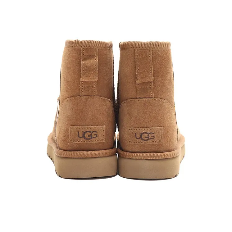 UGG Classic Mini Side Logo Boot Chestnut Women's-4