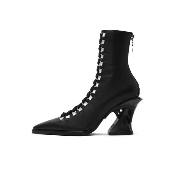 DAPHNE LAB Sugar-free Series Ankle Boots 8.5cm Women's