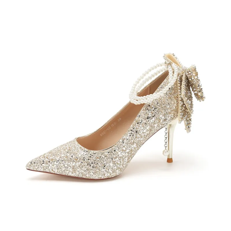 Lanza Gift Box Set Slim Heel High Heels 6.5CM Women's-15