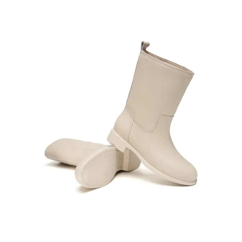 EBLAN Ankle Boots Women's Beige-4