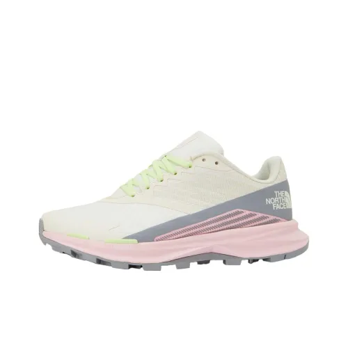 THE NORTH FACE Vectiv Wear-resistant And Lightweight Low-Top Running Shoes Women's White Pink