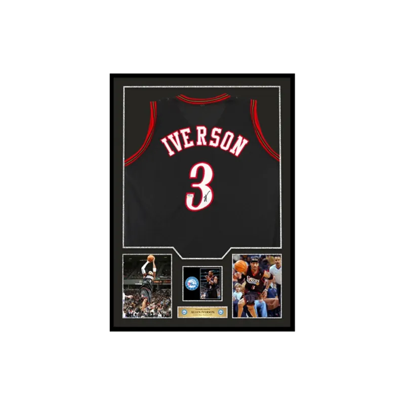Three For Basketball Fan Supplies Beckett Authentication Framed Black Unisex-0