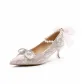 Rhinestone Bowknot Champagne-[5.5cm Non-Boxed Version]Y729G