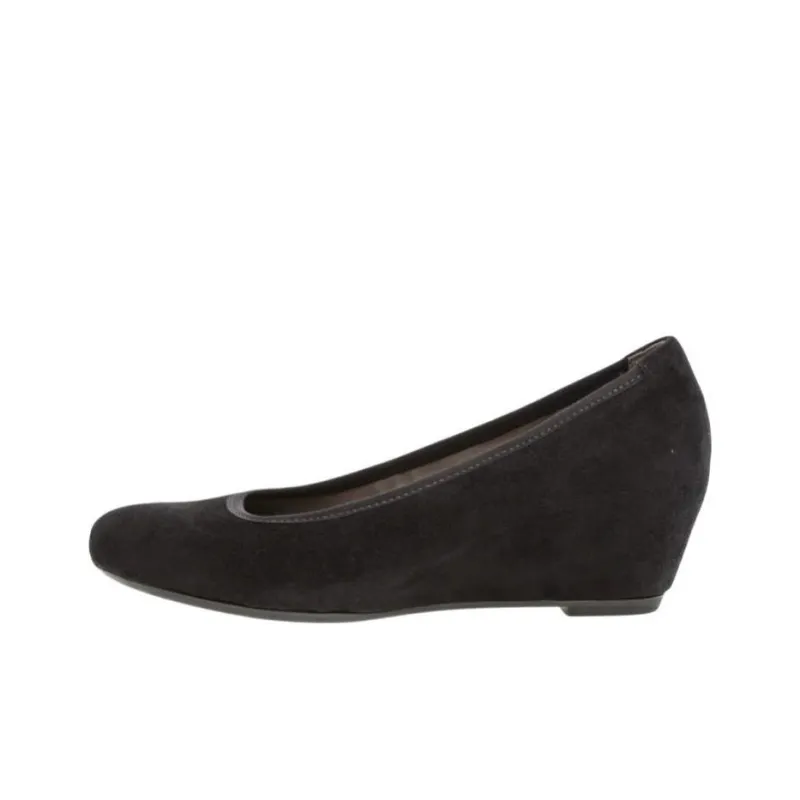 Gabor Wedge Heel High Heels 4cm Women's Black-0