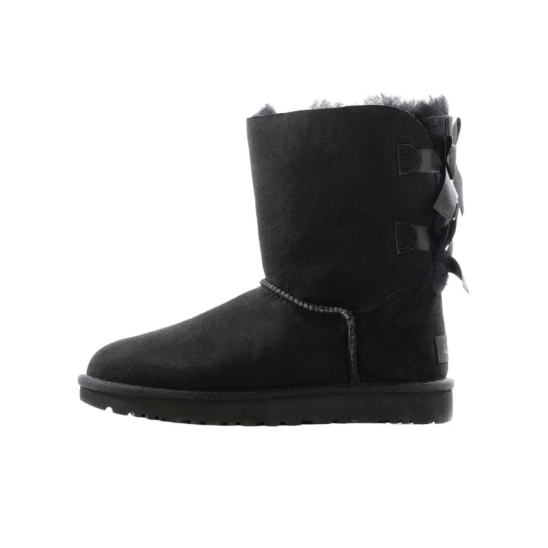 UGG Bailey Bow Ii Boot Black Women's-0