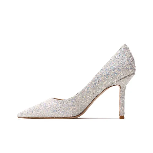 CASNSKU Joyful Eyebrows Slim Heel High Heels 8.5cm Women's