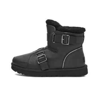 UGG Mini Buckle Short Boots 'Black' Women's