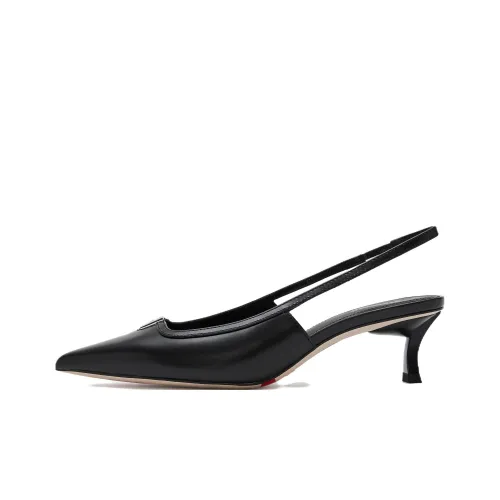 Staccato Monica Flared Heel Pointed Toe High Heels 6cm Women's