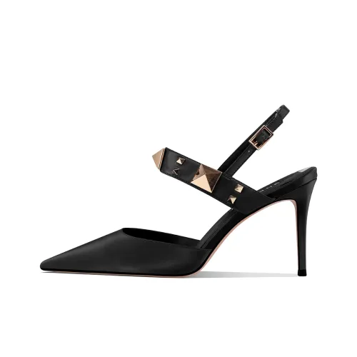 Shesrim Slim Heel High Heels 8.5cm Women's Black