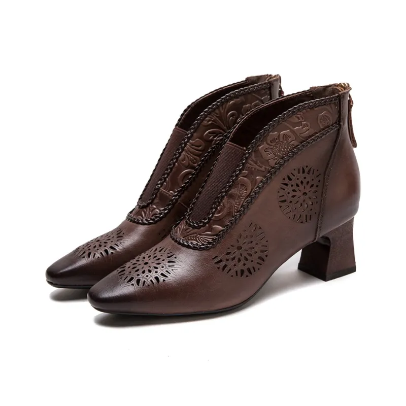 Jay Ankle Boots Women's Brown/Khaki-2