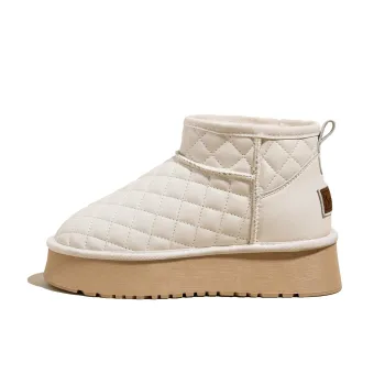 SNOWELF Warm Short Snow Boots Women's