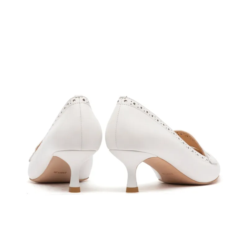 PACO GIL High Heels Women's Low-Top White-3