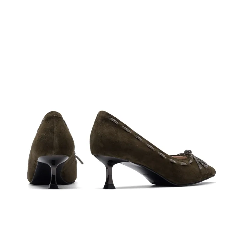 PACO GIL High Heels Women's Coffee-3