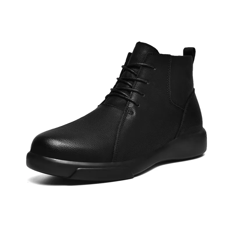 Laoks Ankle Boots Men Black-1
