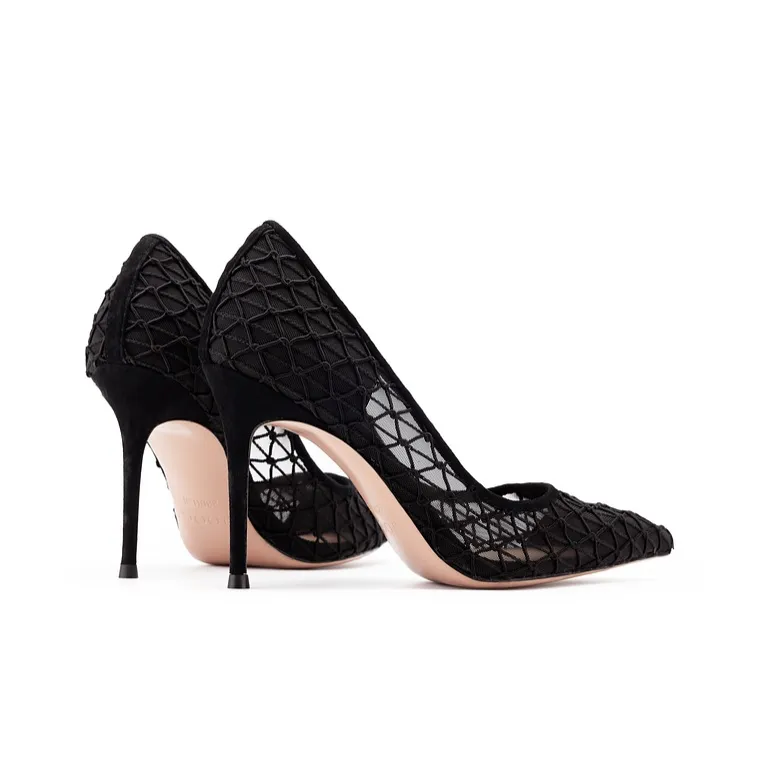 JOOC High Heels Women's Sexy Black-4