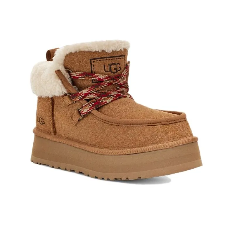 UGG Funkarra Cabin Cuff Boot Chestnut Women's-1
