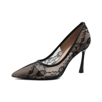 Zubumei Slim Heel High Heels 9.5cm Women's