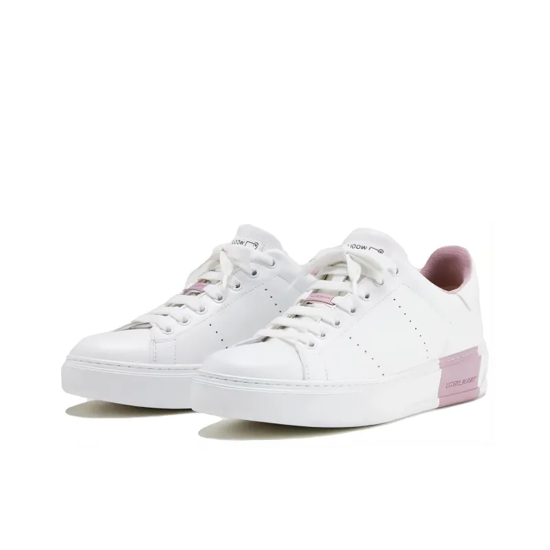 WOOLRICH Low-Top Skateboard Shoes Women's White Rose-2