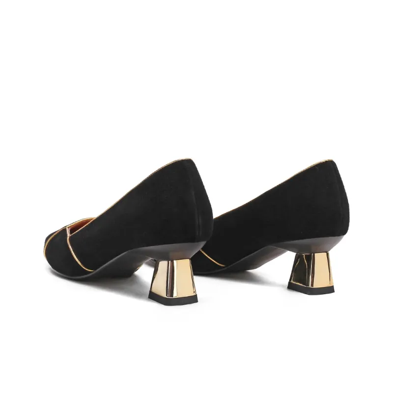 VEDULLAR Chunky Heel High Heels 3.5cm Women's-2