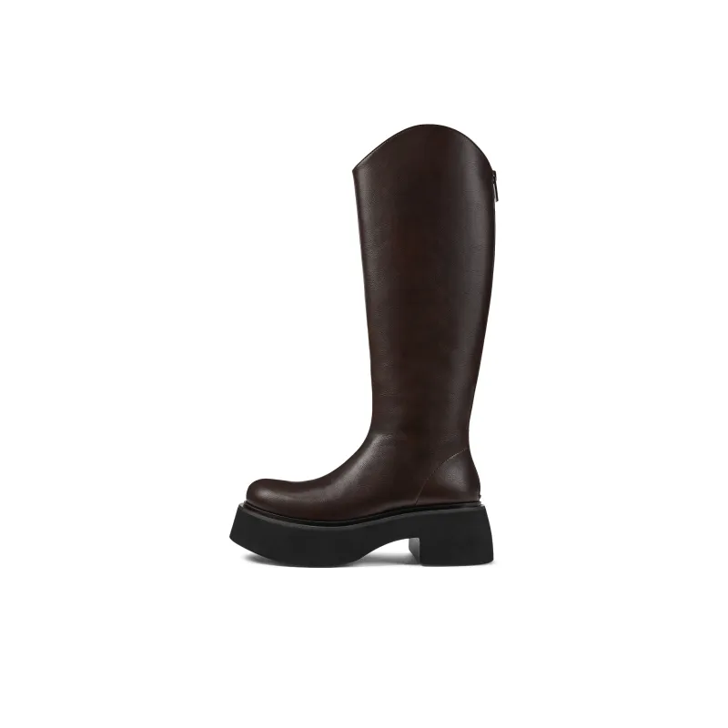 CHARLES&KEITH Small Ck Knee high Boots 6.5cm Women's-4